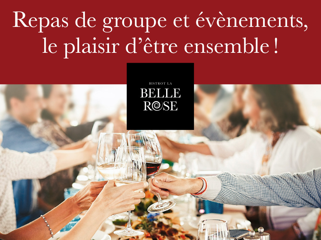 La Belle Rose repas groupe